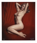 Tom Kelley Limited Edition Giclee Photograph of Marilyn Monroe -- Beautiful Pose #6 Photo Measures 17 x 22